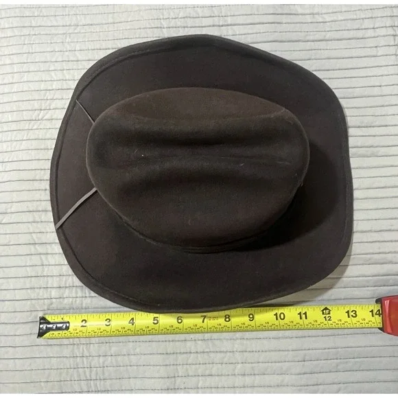 Cody James WOOL FELT Dark Brown Western Cowboy Hat Size XL Unisex Adult - Picture 13 of 14